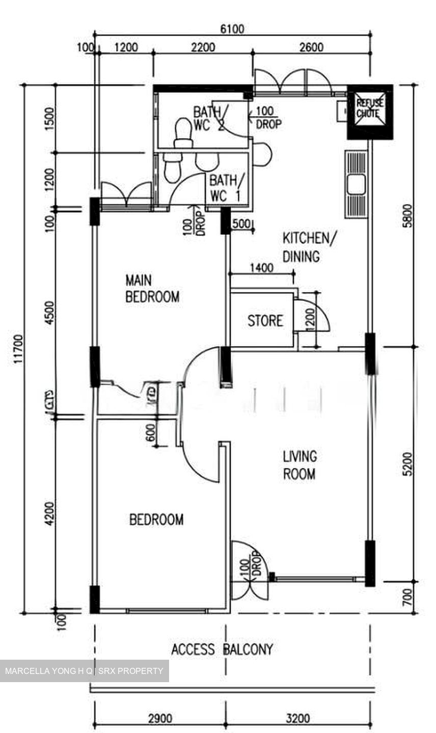 Blk 629 Hougang Avenue 8 (Hougang), HDB 3 Rooms #536204951